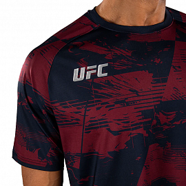 Футболка UFC Venum Zenith Fight Week Dry Tech Burgundy 3