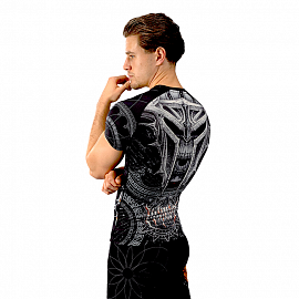 Рашгард с коротким рукавом Venum Gladiator 5.0 Black 2