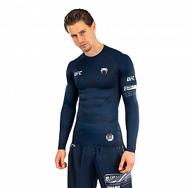 Рашгард UFC Fusion Venum Fight Week Oceanic L/S Blue 3