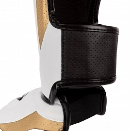 Щитки Venum Elite Evo White/Gold 5