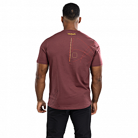 Футболка Venum Tactical XT Black/Burgundy/Gold 3