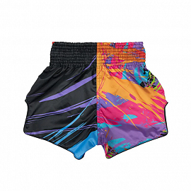 Шорты для тайского бокса Fairtex BS1934 World Music Black 1