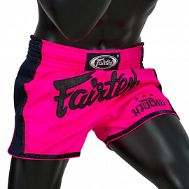 Шорты для тайского бокса Fairtex BS1714 Shocking Pink 3