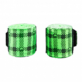 Бинты боксерские Venum Tartan 3 m. Neon Green 1