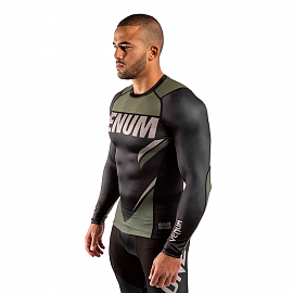 Рашгард Venum ONE FC Impact L/S Black/Dark Camo 2