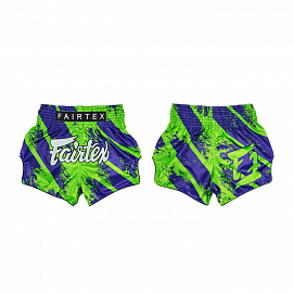 Шорты для тайского бокса Fairtex BS1928 Street King Green 2
