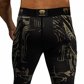 Компрессионные штаны Venum Invader Black/Sand 5