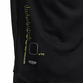 Футболка Venum Dry-Tech Training Camp 4.0 Black/Neo Green 3