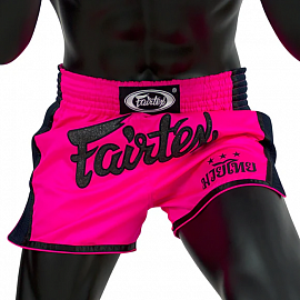 Шорты для тайского бокса Fairtex BS1714 Shocking Pink 2