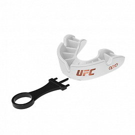 Боксерская капа Opro Bronze UFC White 3