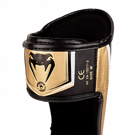 Щитки Venum Elite Evo White/Gold 4