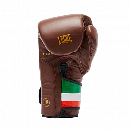 Боксерские перчатки Leone 1947 Guanti Italy 47 GN039 Brown 3
