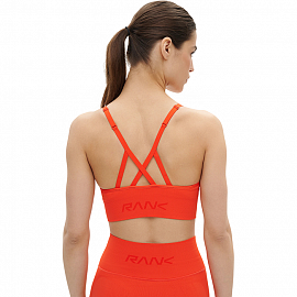Топ женский Rank Seamless Bra Low Fire Orange 2