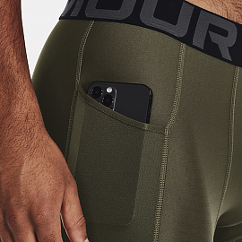 Компрессионные шорты Under Armour HeatGear Armour Green 3