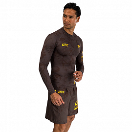 Рашгард UFC Fusion Venum Fight Week Earthen L/S Brown 2