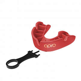 Детская боксерская капа Opro Bronze Red 3