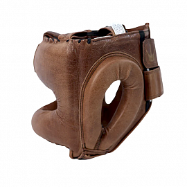 Боксерский шлем с бампером Cleto Reyes CE388 Vintage 1945 Brown 2