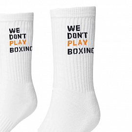 Носки Boxraw We Don't Play Boxing White 3