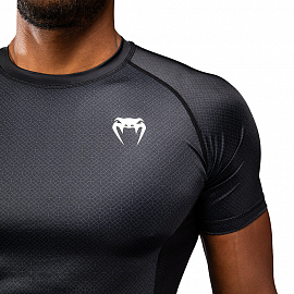 Рашгард с коротким рукавом Venum x Roger Gracie Academy Black 4