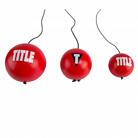 Тренажер TITLE Boxing Reflex Ball Black/Red 4