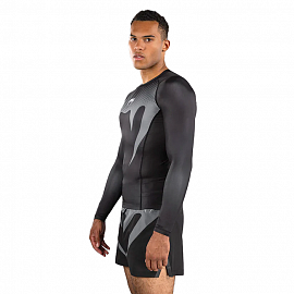 Рашгард Venum No Gi L/S Black/Silver Grey 1