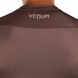 Рашгард с коротким рукавом Venum No Gi Chocolate Brown 5