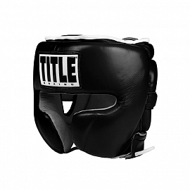 Боксерский шлем TITLE Boxing Sparring Headgear Black 1