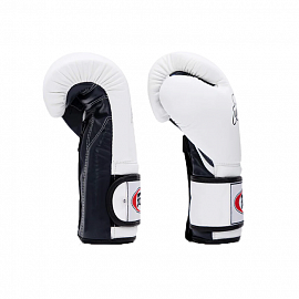 Боксерские перчатки Fairtex Mexican Style BGV9 White/Black 3