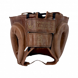 Боксерский шлем с бампером Cleto Reyes CE388 Vintage 1945 Brown 1