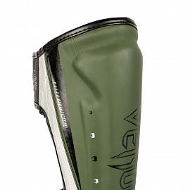 Щитки Venum Elite Evo Khaki/Silver 2