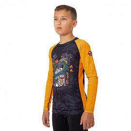 Детский рашгард Tatami Azure Dragon Black 2