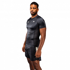 Рашгард с коротким рукавом Venum x Roger Gracie Academy Black 1