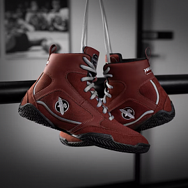 Боксерки Hayabusa Pro Boxing Shoes Garnet/Grey 3