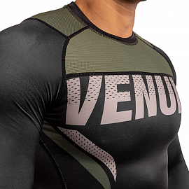 Рашгард Venum ONE FC Impact L/S Black/Dark Camo 4