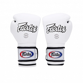 Боксерские перчатки Fairtex Mexican Style BGV9 White/Black 1