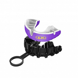 Боксерская капа Opro Gold Purgle/Pearl 3