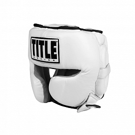 Боксерский шлем TITLE Boxing Sparring Headgear White 2