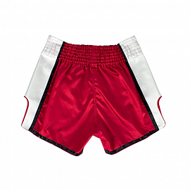 Шорты для тайского бокса Fairtex BS1704 Red/White 1