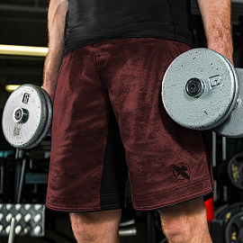 Шорты Hayabusa Hexagon Fight Shorts Burgundy 3