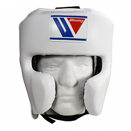 Боксерский шлем Winning White 1