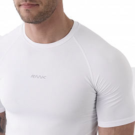 Рашгард с коротким рукавом Rank Compression Power White 2