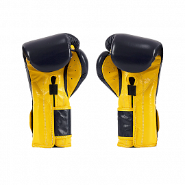 Боксерские перчатки Fairtex Mexican Style BGV9 Black/Yellow 1