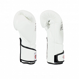 Боксерские перчатки Fairtex Angular Sparring BGV6 White 3