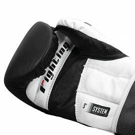 Боксерские перчатки Fighting S2 Gel Sparring Black/White 4