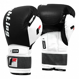Боксерские перчатки Fighting S2 Gel Sparring Black/White 1